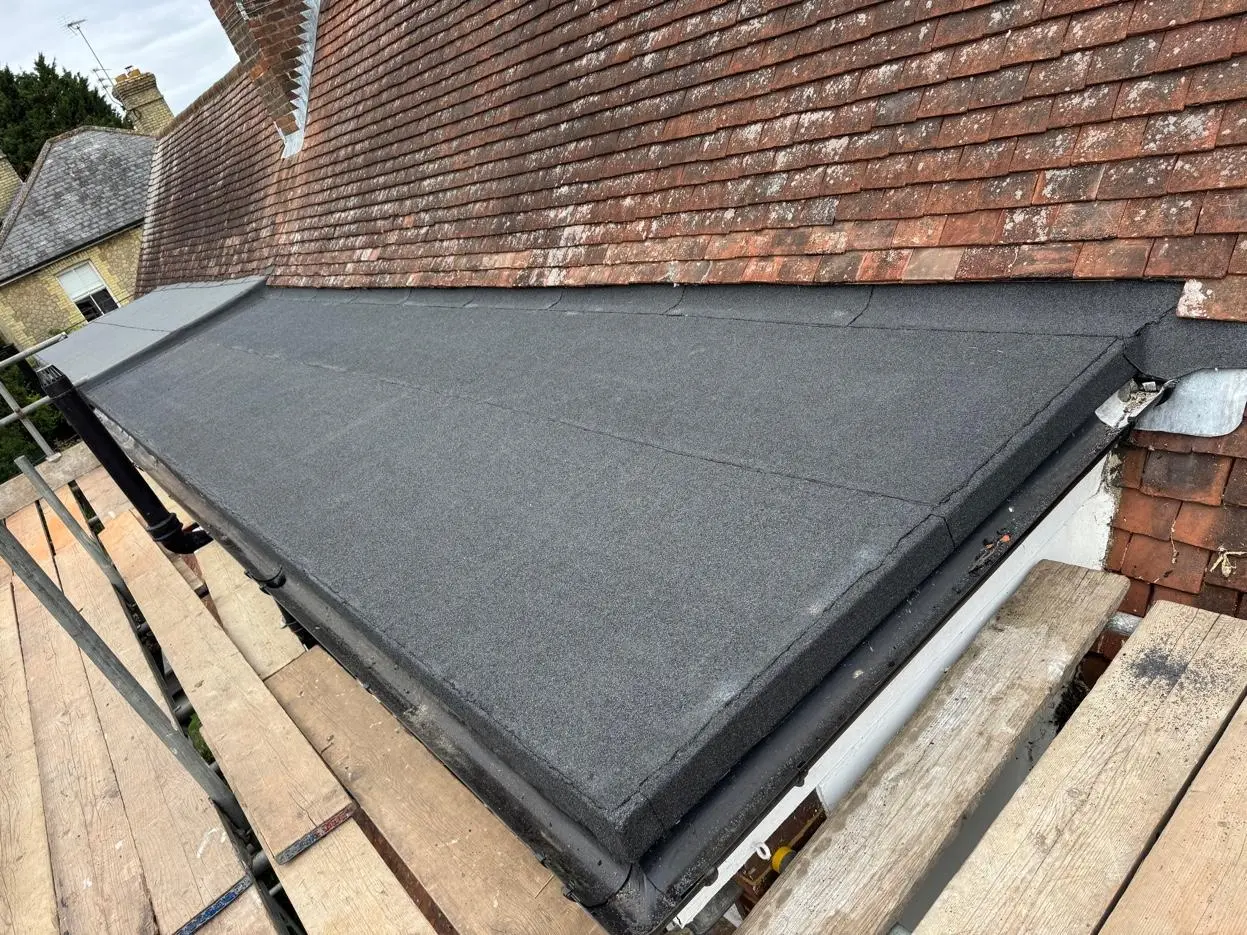 Torch-On Flat Roof — Completed